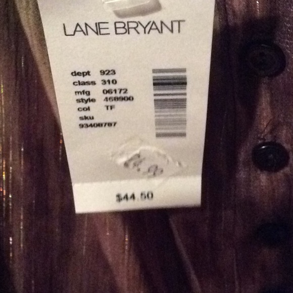 Lane Bryant Women Top Size 14/16 - Picture 4 of 4